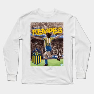 Mario Kempes Rosario Central Long Sleeve T-Shirt